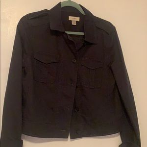 LOFT light button up jacket